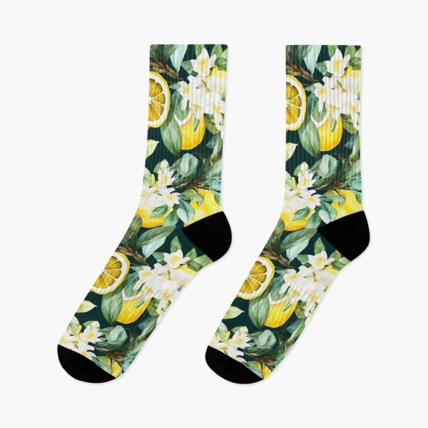 Item preview, Sicilian Lemon Pattern and Blooms Amalfi Coast Italy  designed and sold by PG Illustration.