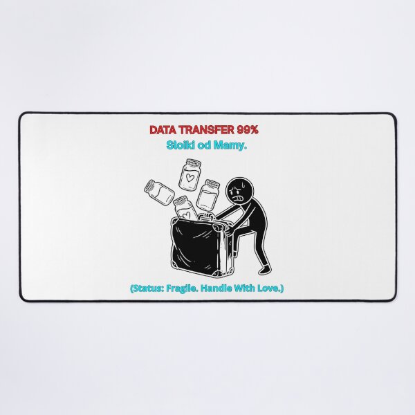 Item preview, White DATA TRANSFER 99% Słoiki od Mamy - Funny Polinglish Polish Expat Gift designed and sold by VibePolinglish.