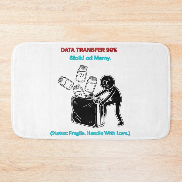 Item preview, White DATA TRANSFER 99% Słoiki od Mamy - Funny Polinglish Polish Expat Gift designed and sold by VibePolinglish.