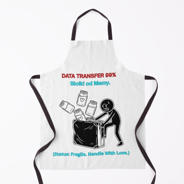 Item preview, White DATA TRANSFER 99% Słoiki od Mamy - Funny Polinglish Polish Expat Gift designed and sold by VibePolinglish.