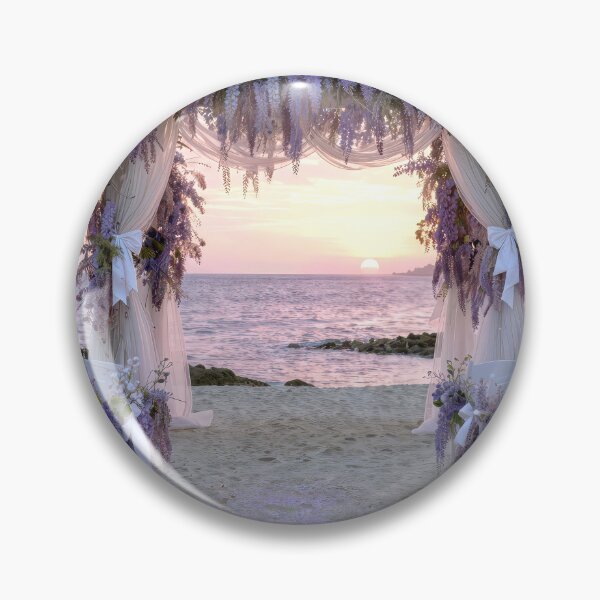 Item preview, Wisteria Wedding Arch on a Beach designed and sold by Maria Dryfhout.