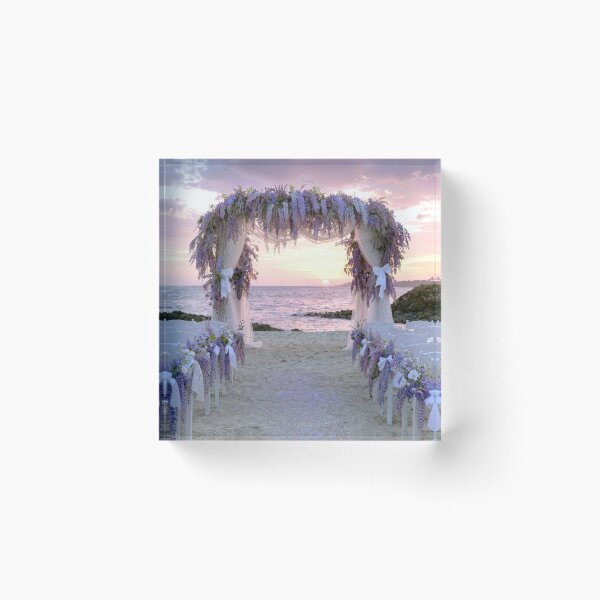 Item preview, Wisteria Wedding Arch on a Beach designed and sold by Maria Dryfhout.
