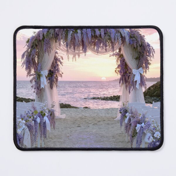 Item preview, Wisteria Wedding Arch on a Beach designed and sold by Maria Dryfhout.