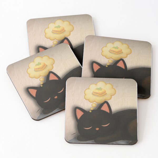 Item preview, Dreaming Black Cat designed and sold by IGLCreative.
