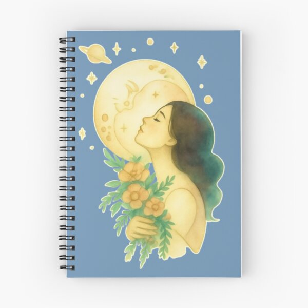 Item preview, Selenophile Dreams: Girl in Love with the Moon designed and sold by Miheerala.