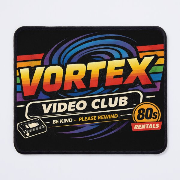 Item preview, Vortex Video Club – Member Since 1987 (Retro VHS image) designed and sold by WhisperFrame.