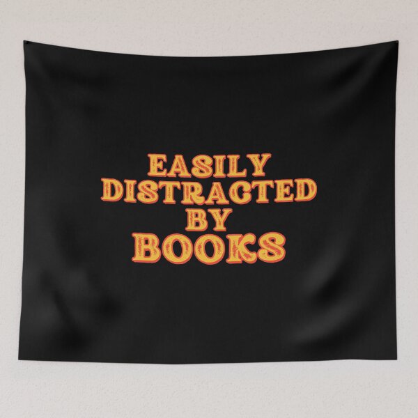 Item preview, Easily Distracted by Books designed and sold by stellacreates.