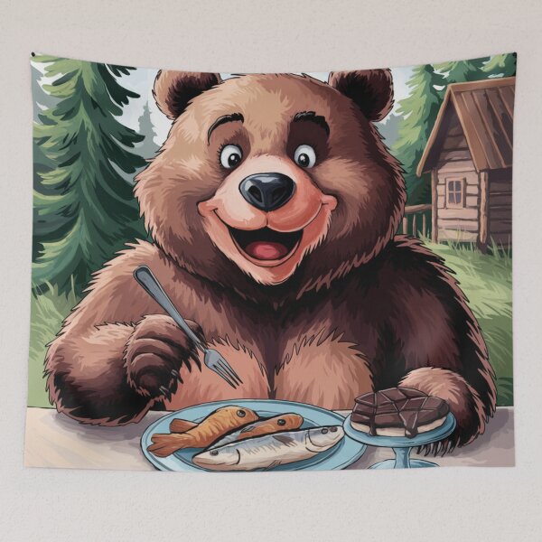 Item preview, Breakfast in nature,oil paint. designed and sold by elegantpaterns.