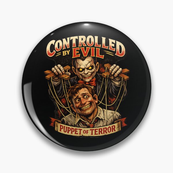 Item preview, Controlled by Evil – Puppet of Terror Vintage Horror Puppet Master designed and sold by SidTastic .