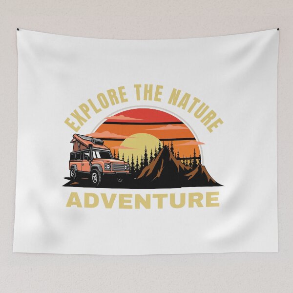 Item preview, Vintage 4x4 Rooftop Tent Camping Design designed and sold by Future Fashion 07.