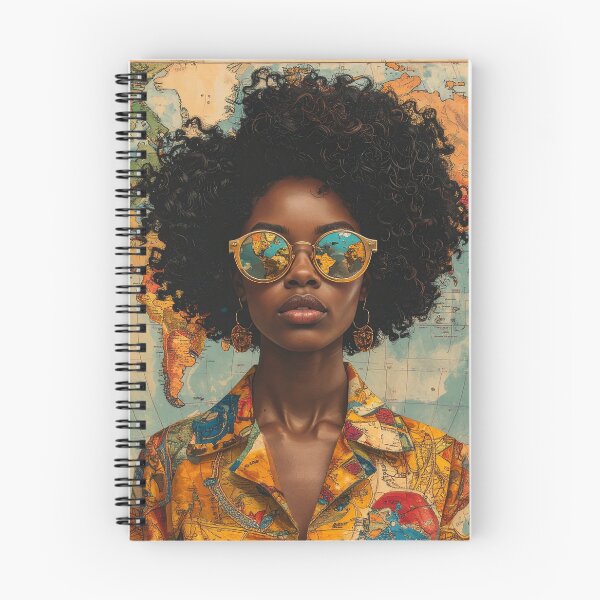Item preview, Retro Fashion Portrait of Stylish Black Woman designed and sold by BetweenForms.