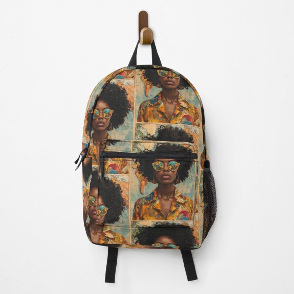 Item preview, Retro Fashion Portrait of Stylish Black Woman designed and sold by BetweenForms.