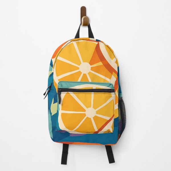 Item preview, Bold Citrus Slices and Orange Leaves designed and sold by InkSmithery.