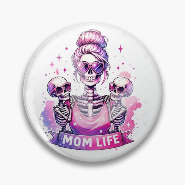 Item preview, Mom Life Skeleton Mom Graphic | Cute Gothic Mother Design designed and sold by SkeletonMood.