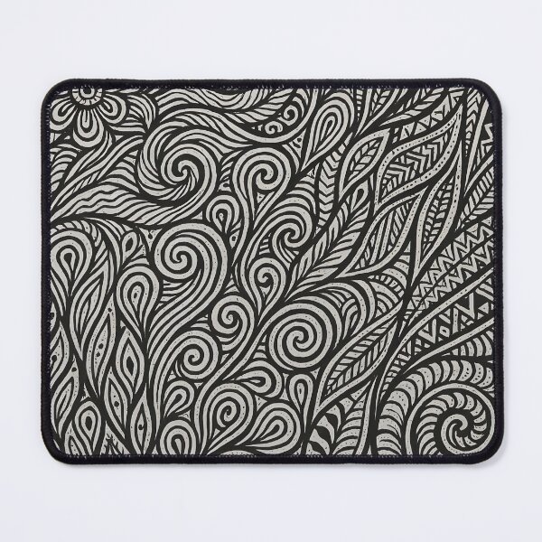 Item preview, Elegant Zen Doodle Abstract Pattern designed and sold by Sybille-Yates.