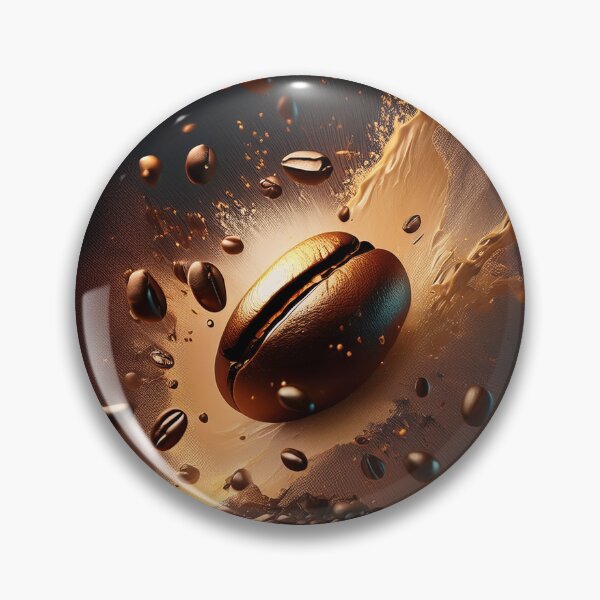 Item preview, Explosive Coffee Bean Splash Art designed and sold by Marcu Ioachim.