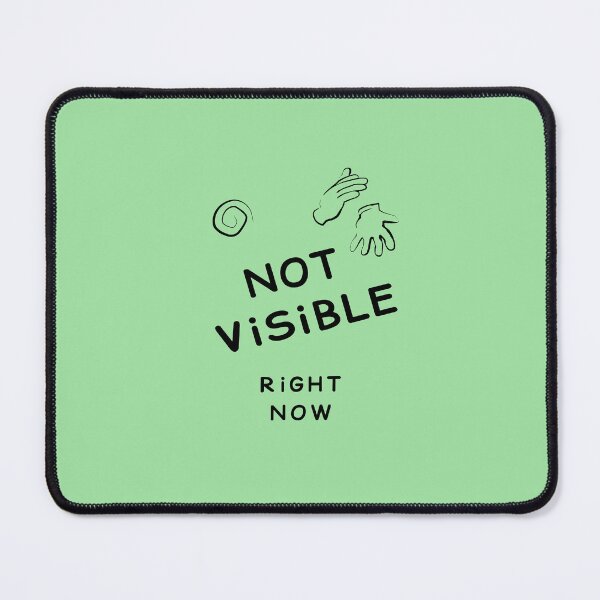 Item preview, Copy of Not Visible Right Now Shirt Black – Funny Introvert Humor Tee with Small Hands Graphic | Minimal Dark Aesthetic Lustiger Spruch designed and sold by unique art and design.