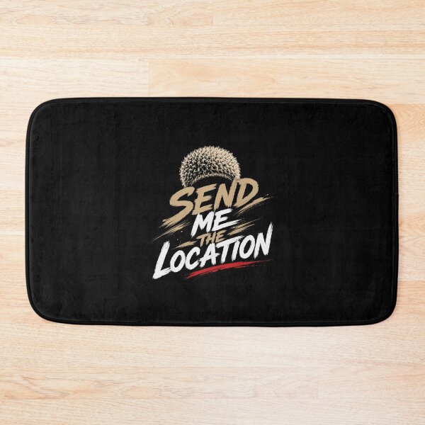 Item preview, Send Me The Location MMA Quote T-Shirt Design designed and sold by Newthingzy.