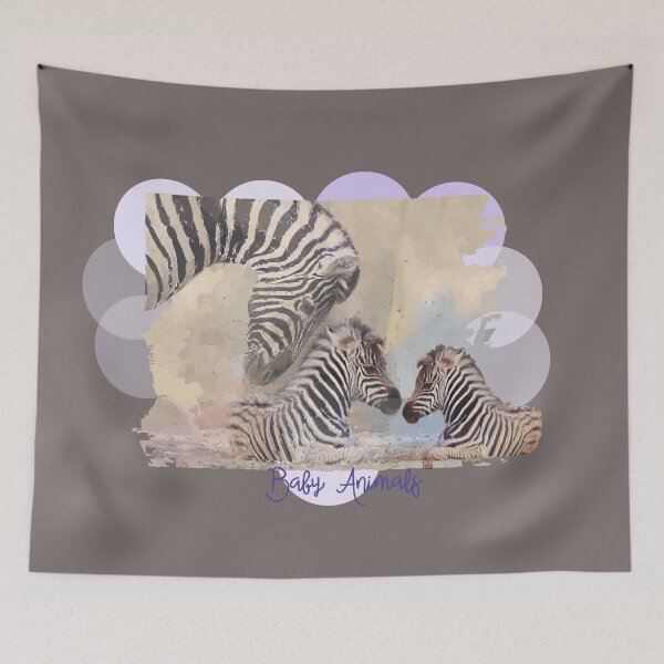 Item preview, Baby Animals (Zebra Family) by ACCI designed and sold by VanyssaGraphics.