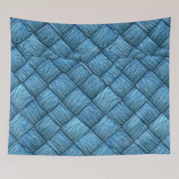 Item preview, Blue Woven Basket Textile Pattern designed and sold by Piotrek0001.