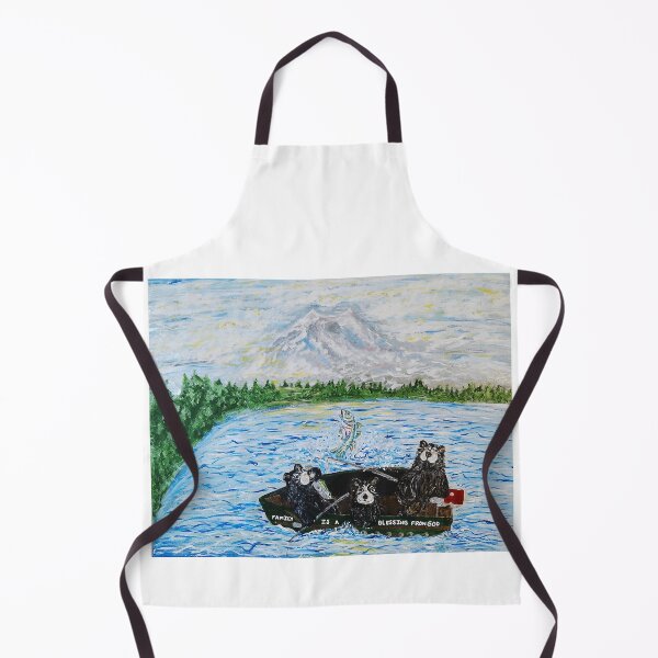 Item preview, Bear Family in the Boat designed and sold by MarkedByHeaven.