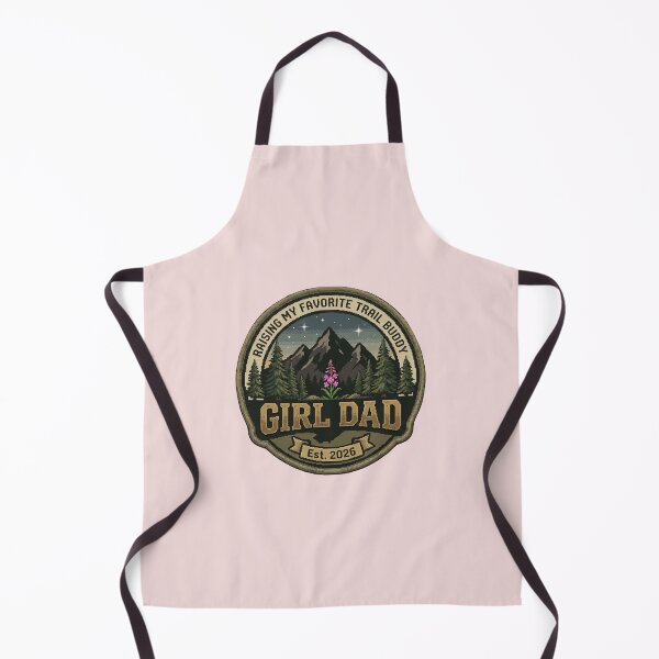 Item preview, Raising My Favorite Trail Buddy Girl Dad Mountain Hiking Outdoors designed and sold by MotivaChic.