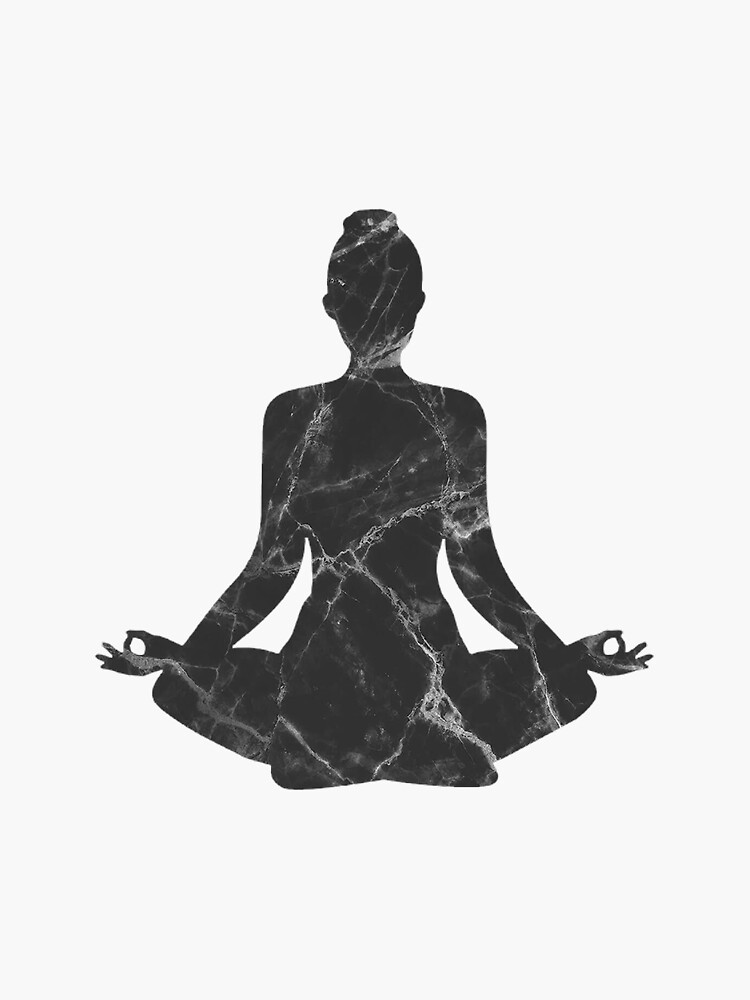 Thumbnail 3 of 3, Sticker, Yoga designed and sold by kschneck15.