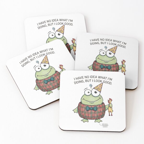 Item preview, ​I Have No Idea What I'm Doing Frog designed and sold by Rightstudio1.