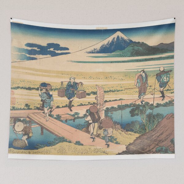 Item preview, Nakahara in Sagami Province (Sōshū Nakahara), from the series Thirty-six Views of Mount Fuji (Fugaku sanjūrokkei) designed and sold by AntiqueArtz.