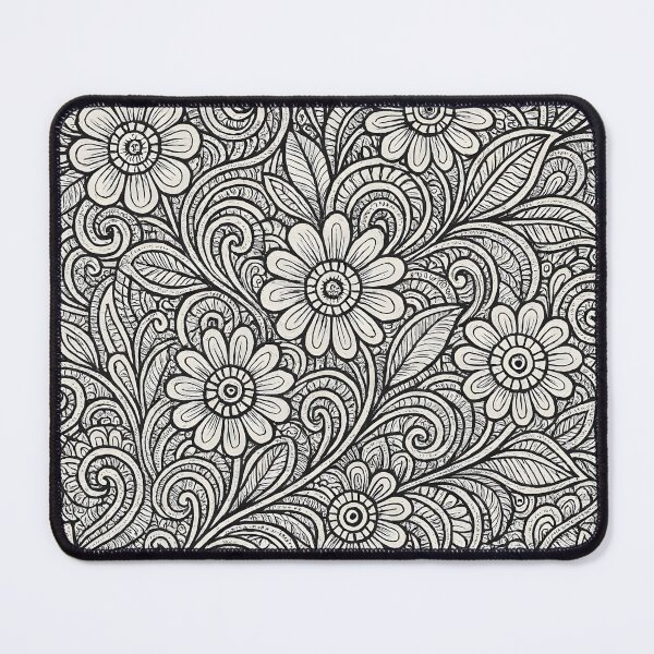 Item preview, Vintage Floral Zen Doodle designed and sold by Sybille-Yates.