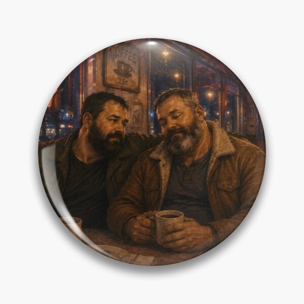 Item preview, Bearded men in the diner designed and sold by adiam8342.
