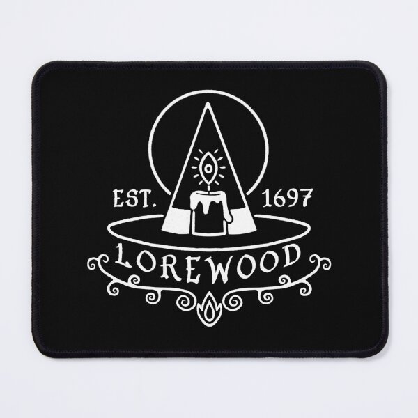 Item preview, Lorewood Logo - The Curse of The Wax Witch - White designed and sold by Katie Marshall.