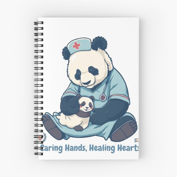 Item preview, Cute Panda Nurse Caring Hands Healing Hearts designed and sold by Sky-bully.
