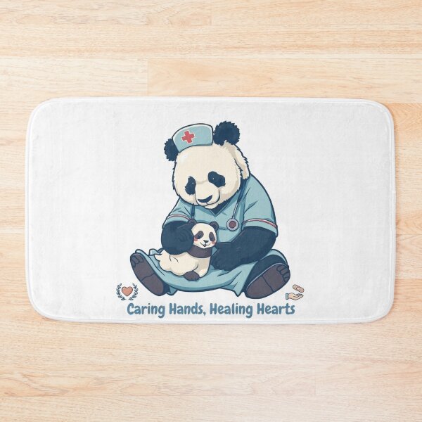 Item preview, Cute Panda Nurse Caring Hands Healing Hearts designed and sold by Sky-bully.