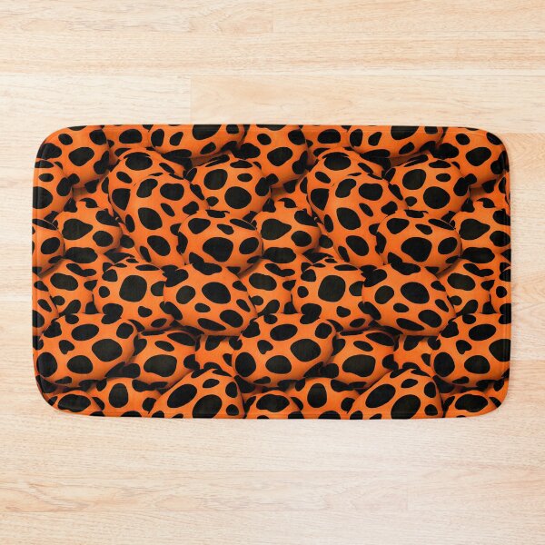Item preview, Vibrant Orange and Black Leopard Animal Print designed and sold by Piotrek0001.