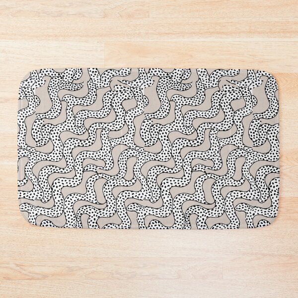 Item preview, Abstract Grey Wavy Lines and Polka Dots designed and sold by Piotrek0001.