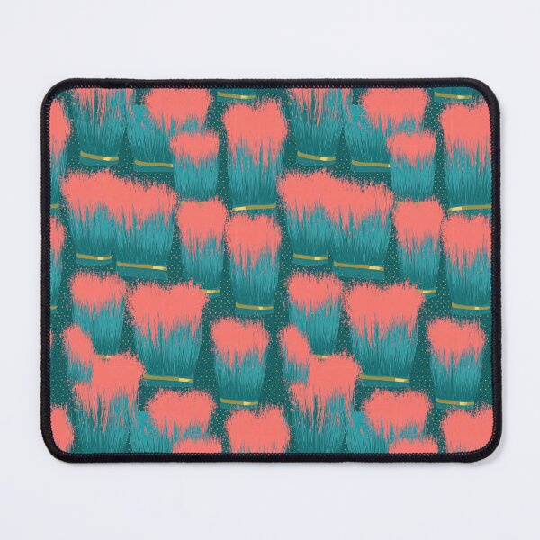 Item preview, Teal and Pink Faux Fur Brushstrokes designed and sold by Piotrek0001.