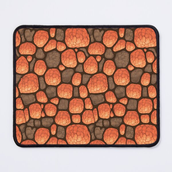 Item preview, Warm Orange and Brown Cobblestone Mosaic designed and sold by Piotrek0001.