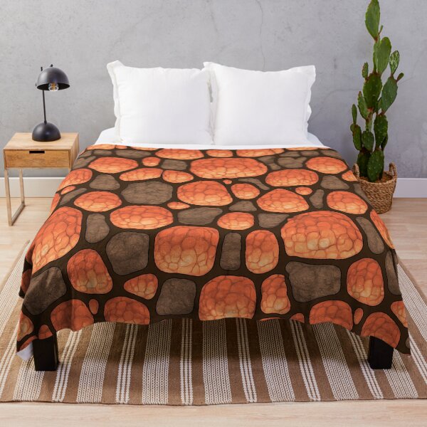Item preview, Warm Orange and Brown Cobblestone Mosaic designed and sold by Piotrek0001.