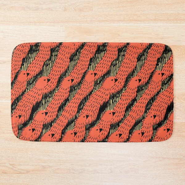 Item preview, Orange Vertical Faux Fur Grass Texture designed and sold by Piotrek0001.