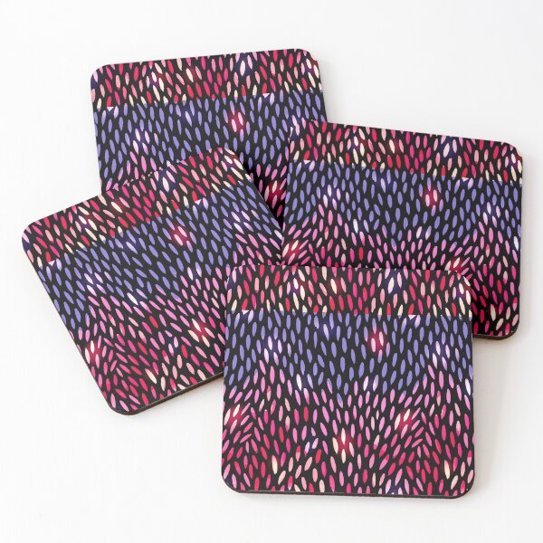 Item preview, Neon Pink and Purple Glowing Raindrops designed and sold by Piotrek0001.