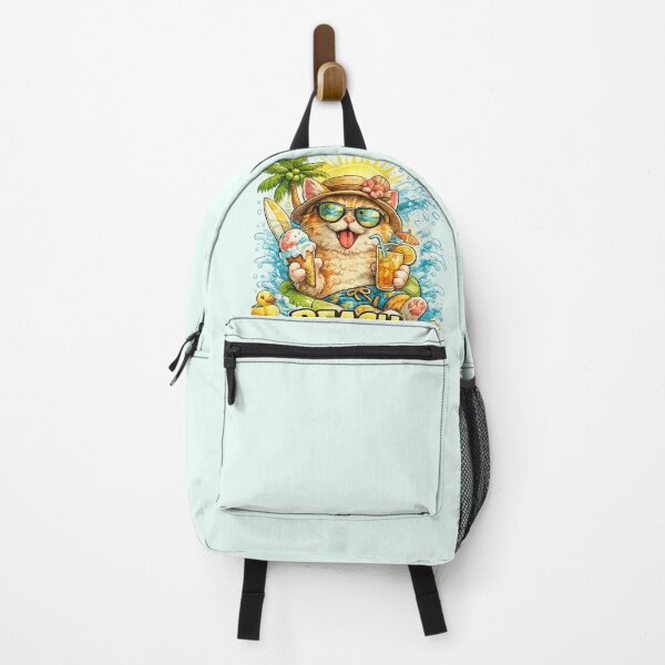 Item preview, Beach Please Funny Summer Cat Vacation Design designed and sold by arifali786.