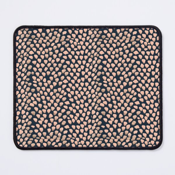 Item preview, Tiny Beige Pebbles on Dark Blue Background designed and sold by Piotrek0001.