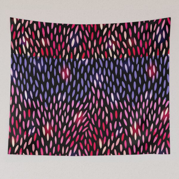 Item preview, Neon Pink and Purple Glowing Raindrops designed and sold by Piotrek0001.