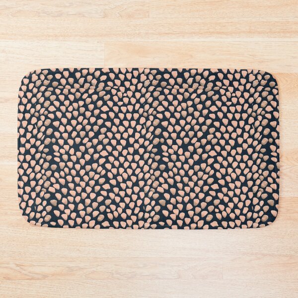 Item preview, Tiny Beige Pebbles on Dark Blue Background designed and sold by Piotrek0001.