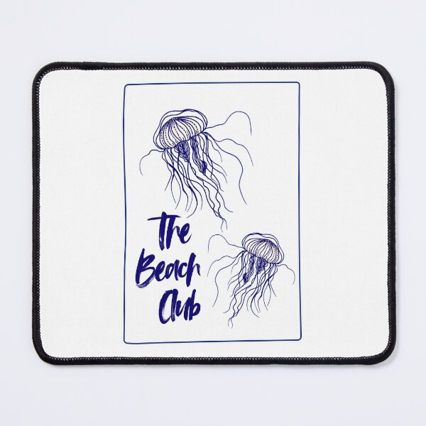 Item preview, The Beach Club – Jellyfish Line Art Summer Design (White transparent) designed and sold by NoemiMarozsan.