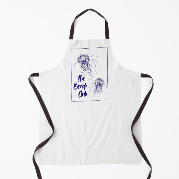 Item preview, The Beach Club – Jellyfish Line Art Summer Design (White transparent) designed and sold by NoemiMarozsan.