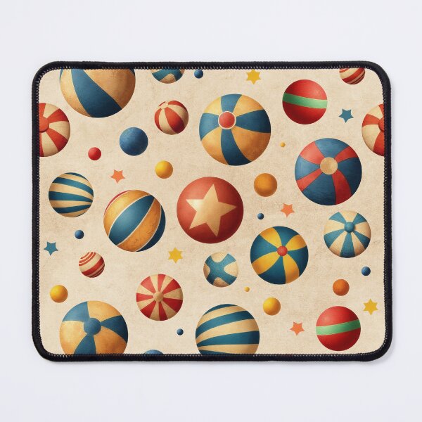 Item preview, Vintage Circus Ball Pattern designed and sold by UnhingedBird.