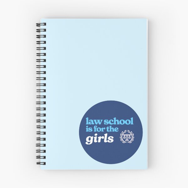 Item preview, Law School is for the Girls (dark blue & pink scales of justice) designed and sold by Guardian Graphics.