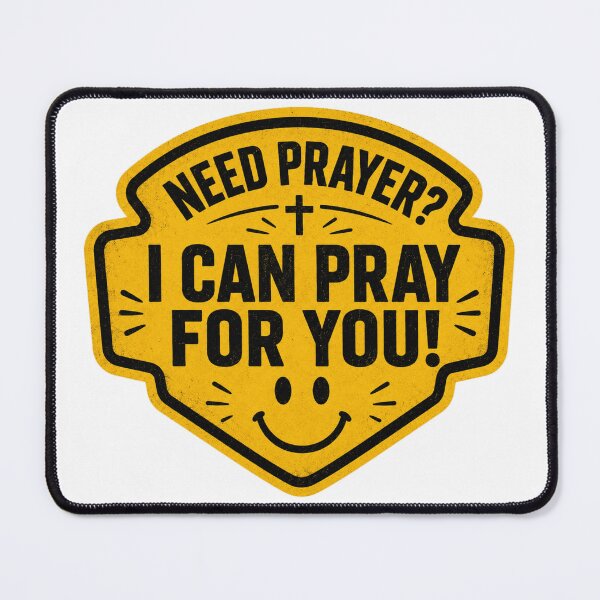 Item preview, Need Prayer? – I Can Pray For You! Smile Sticker designed and sold by Airimo.